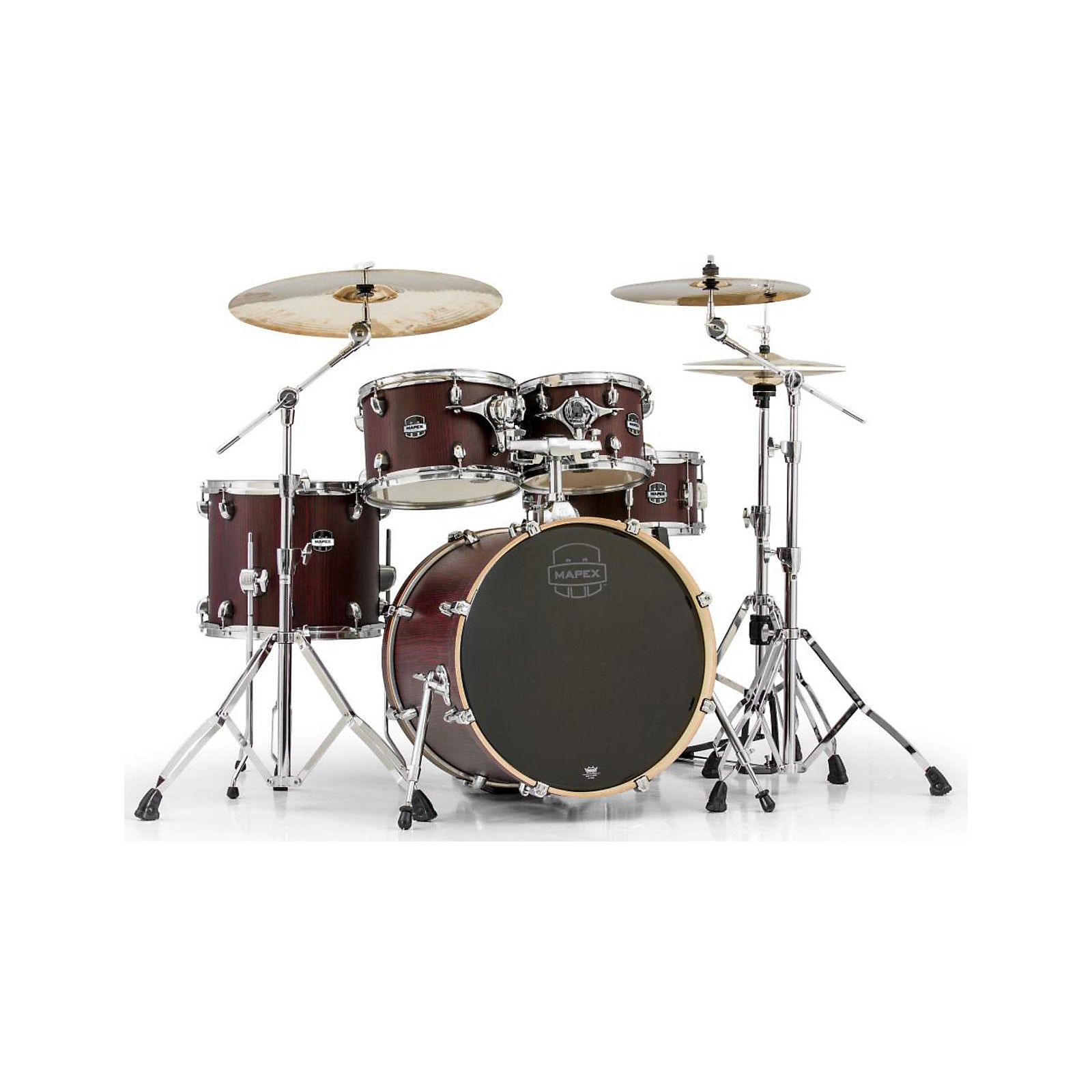 Mapex Mars Series 5 Piece Jazz Rock Shell Pack Bloodwood Musician S