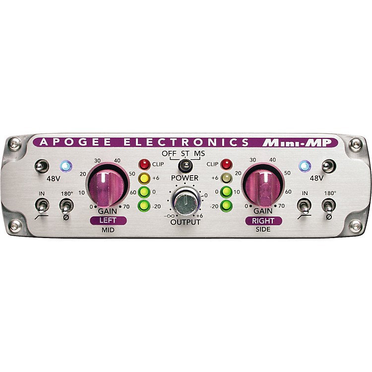 Apogee MiniMP 2Channel Analog Mic/Instrument Preamp Musician