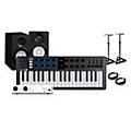 Arturia MiniLab 3 37-Key Controller Bundle With Minifuse 2 Interface, Yamaha HS5 Monitor Pair and Stands/Cables - Black
