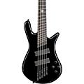 Spector NS Dimension 5 Five-String Multi-scale Electric Bass White Sparkle GlossSolid Black Gloss