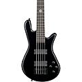 Spector NS Ethos 5 Five-String Electric Bass White Sparkle GlossSolid Black Gloss