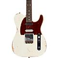 Fender Custom Shop Nashville Telecaster Custom Relic Rosewood Fingerboard Electric Guitar Surf GreenAged Olympic White