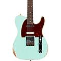 Fender Custom Shop Nashville Telecaster Custom Relic Rosewood Fingerboard Electric Guitar Aged Olympic WhiteSurf Green