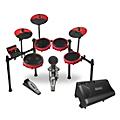 Alesis Nitro Max 8-Piece Electronic Drum Set With Bluetooth, BFD Sounds & DA2108 Drum Amp - Red