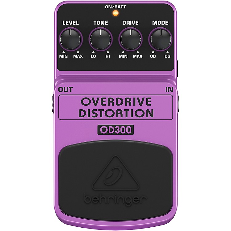 Behringer Overdrive/Distortion OD300 Guitar Effects Pedal Musician's