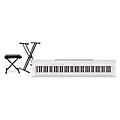 Yamaha P-225 88-Key Digital Piano - White Essentials Package