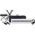 Yamaha P-225 88-Key Digital Piano with Warm Audio WA-CAB Headphone Package (Pedals/Bench/Stand/Bag Included) White