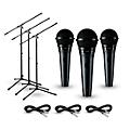 Shure PGA58 3-Pack Mic and Stand Kit