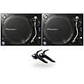 Pioneer DJ PLX-1000 Direct-Drive Professional Turntable Pair with Ortofon Concorde Mix Cartridge Twin Pack
