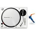 Pioneer DJ PLX-500 Direct-Drive Professional Turntable (White) with Ortofon Concorde DJ Cartridge