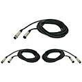 Musician's Gear PRO20M XLR 20 Foot Microphone Cable 3-Pack 20 ft.