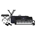 Yamaha PSRSX600 61-key Arranger Workstation with Tascam TH-200X Studio Headphone Package (Pedals/Bench/Stand/Bag Included)