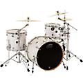 DW Performance Series 4-Piece Shell Pack Ebony Stain Lacquer with Chrome HardwareWhite Marine Finish Chrome Hardware