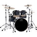 DW Performance Series 5-Piece Shell Pack Tobacco Stain Oil with Chrome HardwareBlack Diamond Finish with Chrome Hardware