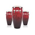 LP Performer Series 3-Piece Conga Set with Chrome Hardware Blue FadeRed Fade