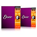 Elixir Phosphor Bronze Acoustic Guitar Strings with NANOWEB Coating, Light (.012-.053) 2-Pack