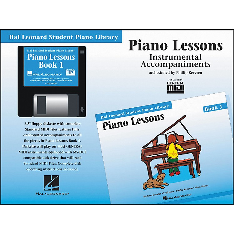 Hal Leonard Piano Lessons Book 1 Accompaniment General MIDI Disk Hal ...