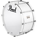 Pearl Pipe Band Bass Drum with Tube Lugs #109 Arctic White 28x16#109 Arctic White 26x12