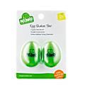 Nino Plastic Egg Shaker Pairs Strawberry PinkGrass Green