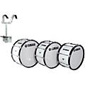 Yamaha Power-Lite Marching Bass Drum with Carrier White Wrap 24x13 InchWhite Wrap 18x13 Inch