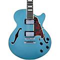 D'Angelico Premier SS Semi-Hollow Electric Guitar With Stopbar Tailpiece ChampagneOcean Turquoise
