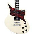 D'Angelico Premier Series Bedford Electric Guitar with Stopbar Tailpiece BlackAntique White