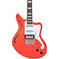 D'Angelico Premier Series Bedford SH Limited-Edition Electric Guitar With Tremolo Shell PinkFiesta Red