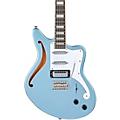 D'Angelico Premier Series Bedford SH Limited-Edition Electric Guitar With Tremolo Fiesta RedIce Blue Metallic