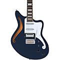 D'Angelico Premier Series Bedford SH Limited-Edition Electric Guitar With Tremolo Black FlakeNavy Blue
