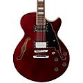 D'Angelico Premier Series SS Semi-Hollowbody Electric Guitar with Center Block and Stopbar Tailpiece Condition 1 - Mint BlackCondition 2 - Blemished Transparent Wine 190839714718