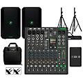 Mackie ProFX10GO Battery-Powered Mixer Bundle With Thump GO Speakers, Extra Battery, Stands, Cables & Mixer Bag