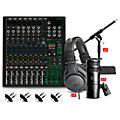 Mackie ProFX12v3+ Content Creator Bundle With AT2040 Microphones & ATH-M20X Headphones