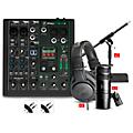 Mackie ProFX6v3+ Content Creator Bundle With AT2040 Microphones and ATH-M20X Headphones