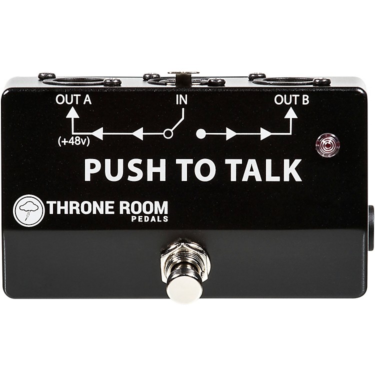 foot push to talk pedal