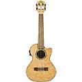 Lanikai QM-CET Quilted Maple Tenor with Kula PreampAcoustic Electric Ukulele Transparent BlueNatural