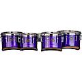 Mapex Quantum Mark II Drums on Demand Series California Cut Tenor Small Marching Quad 8, 10, 12, 13 in. Navy Ripple8, 10, 12, 13 in. Purple Ripple
