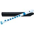 Nuvo Recorder+ Baroque Fingering with Hard Case Black/BlueWhite/Blue