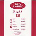 Super Sensitive Red Label 3/4 Size Double Bass Strings 3/4 Set3/4 D String
