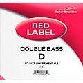 Super Sensitive Red Label Series Double Bass D String 3/4 Size, Medium1/2 Size, Medium