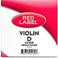 Super Sensitive Red Label Series Violin D String 1/2 Size, Medium1/2 Size, Medium