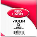 Super Sensitive Red Label Series Violin D String 1/8 Size, Medium1/4 Size, Medium