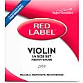 Super Sensitive Red Label Series Violin String Set 4/4 Size, Medium1/4 Size, Medium