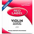 Super Sensitive Red Label Series Violin String Set 4/4 Size, Medium3/4 Size, Medium