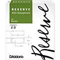 D'Addario Woodwinds Reserve Alto Saxophone Reeds 10-Pack Strength 2Strength 2