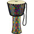 MEINL Rope Tuned Djembe with Synthetic Shell and Goat Skin Head 10 in. Kenyan Quilt14 in. Kenyan Quilt