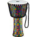 MEINL Rope-Tuned Djembe with Synthetic Shell and Head 14 in. Kenyan Quilt14 in. Kenyan Quilt