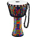 MEINL Rope-Tuned Djembe with Synthetic Shell and Head 14 in. Kenyan Quilt8 in. Kenyan Quilt