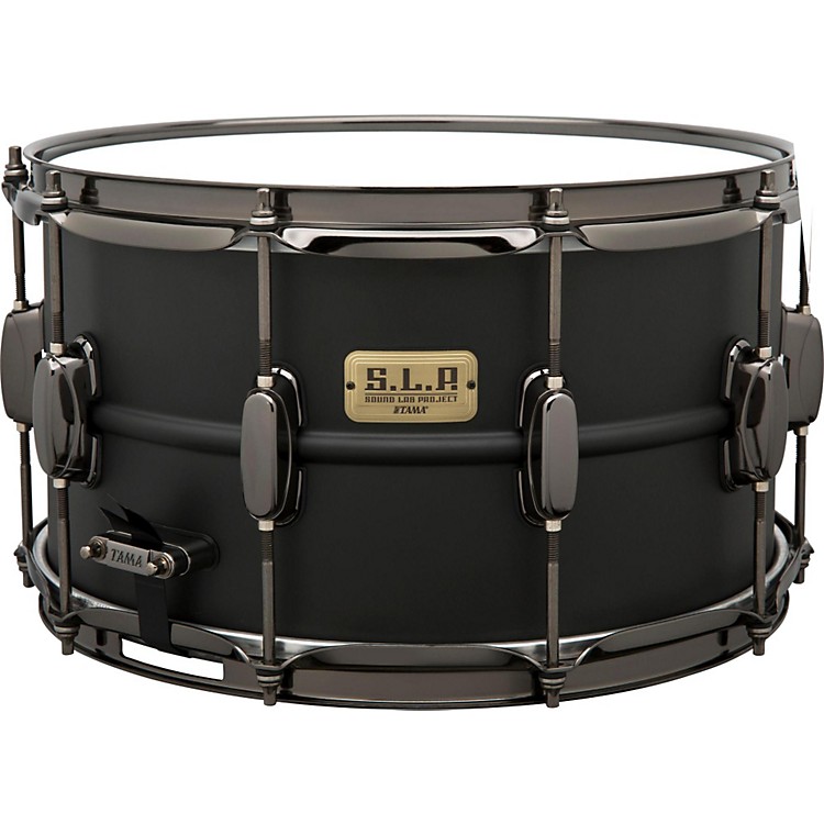 Tama S.L.P. Big Black Steel Snare Drum 14 x 8 in. Musician's Friend
