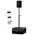 Bose S1 Pro+ Wireless PA Package With Sub1 Powered Bass Module, Instrument Transmitter, Mic/Line Transmitter, Subwoofer Pole & XLR Cable