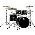 DW SSC Collector's Series 4-Piece Shell Pack Gray Marine Pearl Chrome HardwareBlack Ice Chrome Hardware